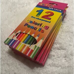 New coloring pencils 5 packs